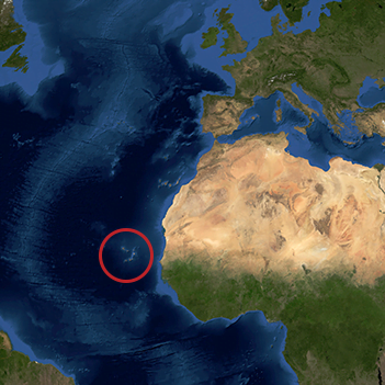 Globale Lage Kapverden