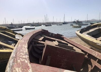 Fishing boats in Palmeira