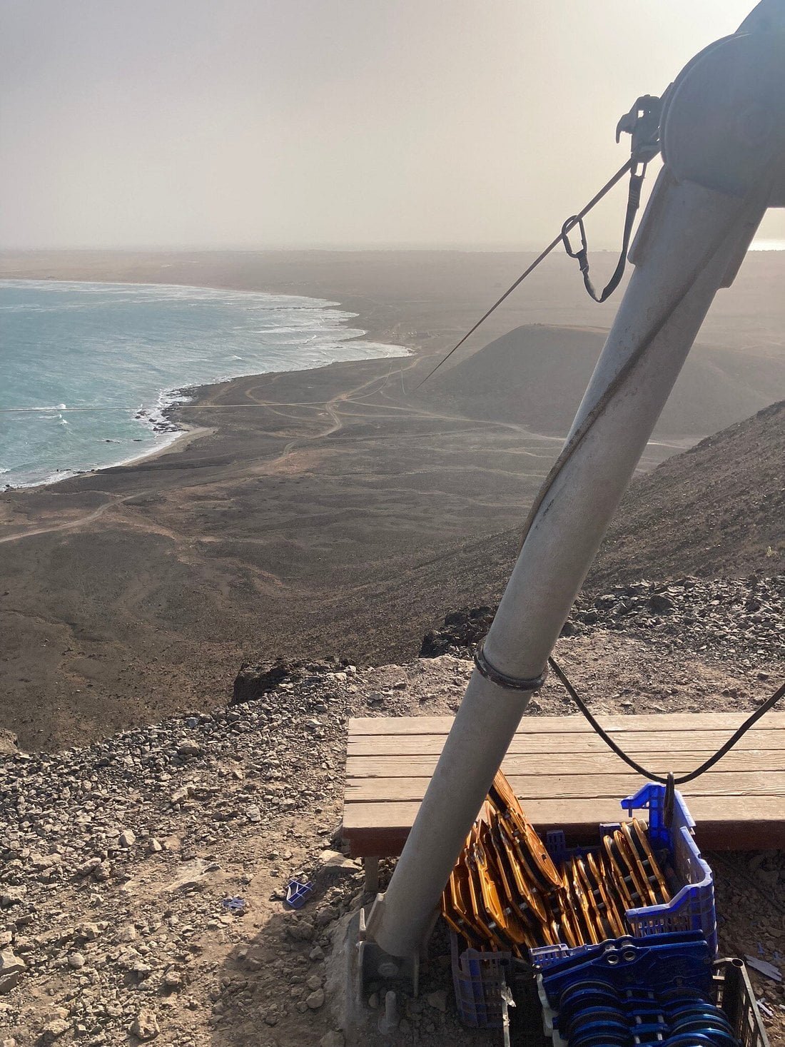 Zipline Cabo Verde View from the starting point of Zipline Cabo Verde